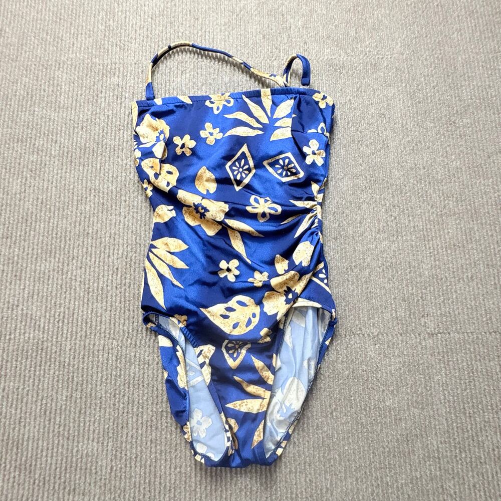 Vintage Elisabeth Stewart Vintage One Piece Halter Swimsuit size 10